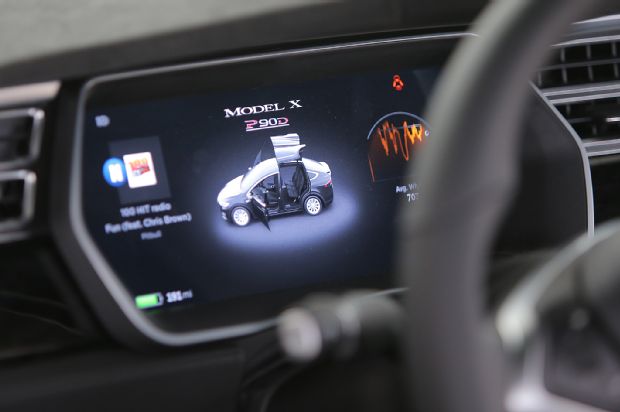2016 Tesla Model X Instrument Cluster