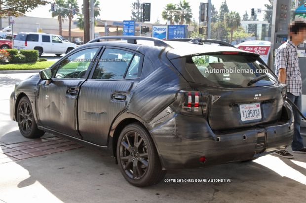2017 Subaru Impreza Spied Rear Three Quarters 02