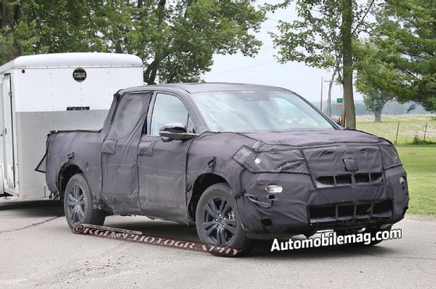 Honda Ridgeline Spy Shot Front Three Quarters 2