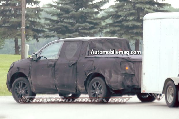 Honda Ridgeline Spy Shot Side 2