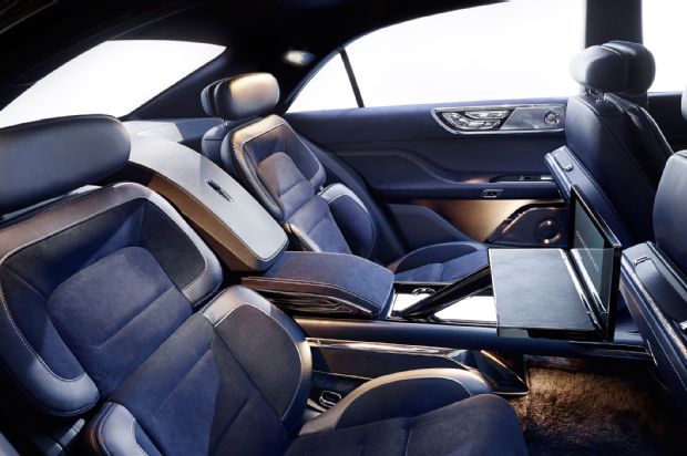 Lincoln Continental Concept Rear Interior