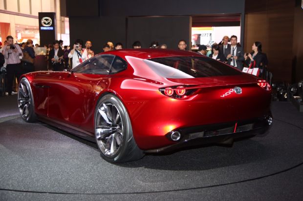Mazda RX Vision Live Shots Rear Three Quarter