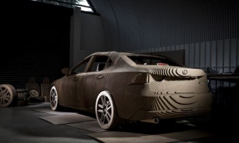 This Full-Scale, Origami-Inspired Lexus IS Sedan Is Made of Cardboard