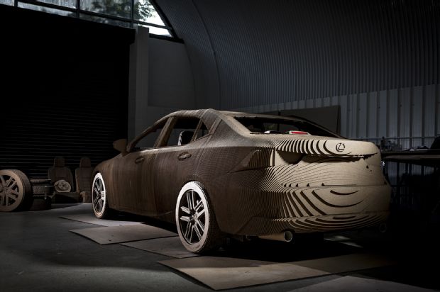 Origami Lexus IS Rear Three Quarters