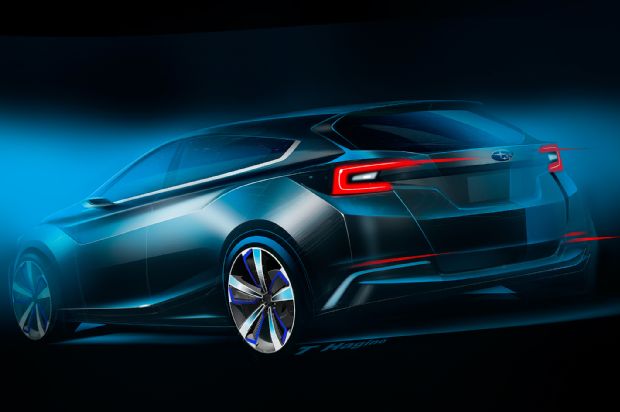 Subaru WRX S4 Sporvita Concept Rear Sketch