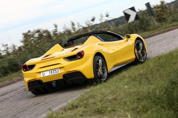 2016 Ferrari 488 Spider Rear Three Quarters Static
