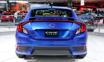 2016 Honda Civic Coupe Debuts with Sportier Styling, Roomier Interior