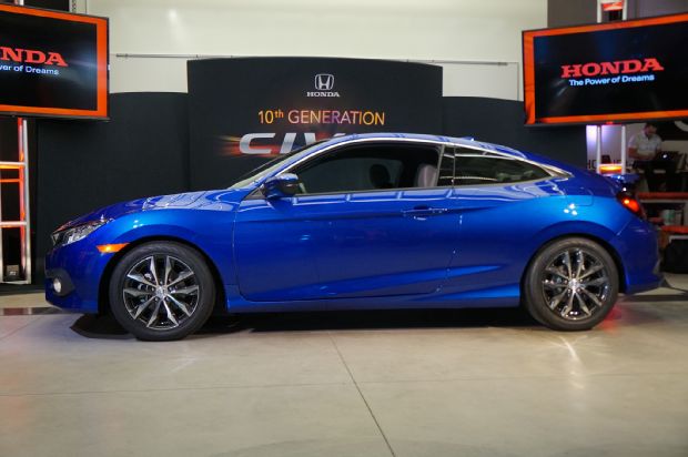 2016 Honda Civic Coupe Reveal Profile