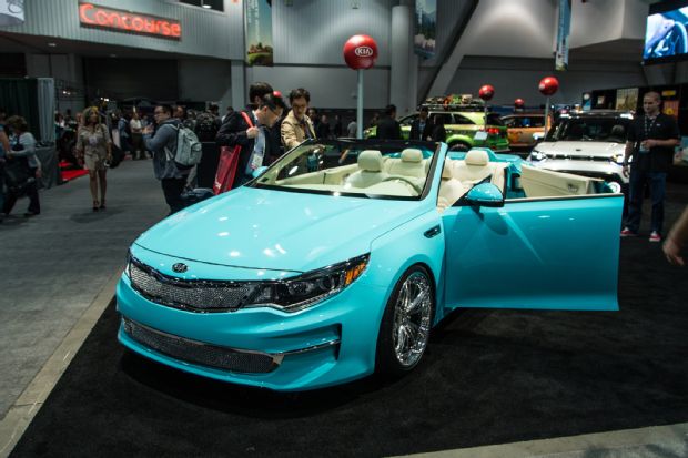 2016 Kia Optima A1A Convertible Concept Front Three Quarter