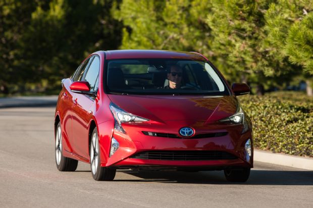 2016 Toyota Prius Four Touring Front View In Motion