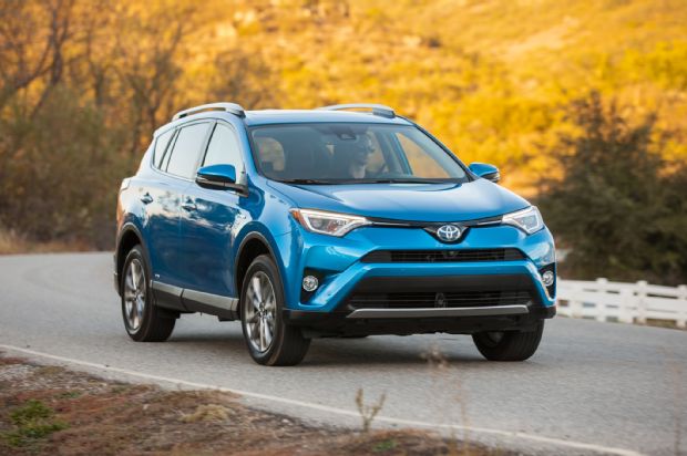 2016 Toyota Rav4 Hybrid Limited Front Three Quarter In Motion 03