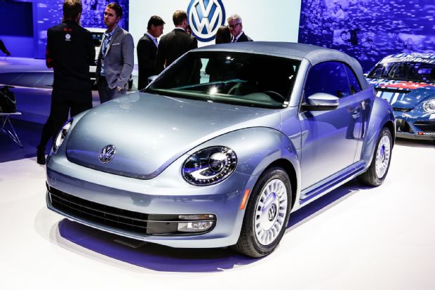 2016 Volkswagen Beetle Denim Front Three Quarter