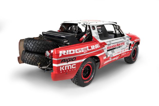 2017 Honda Ridgeline Baja Race Truck Concept Rear Three Quarter