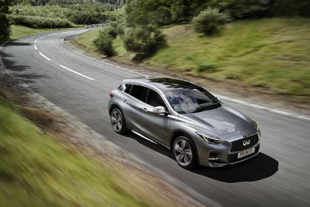2017 Infiniti Q30 Sport Front Three Quarter In Motion