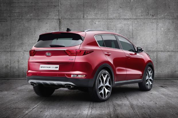2017 Kia Sportage Rear Three Quarters