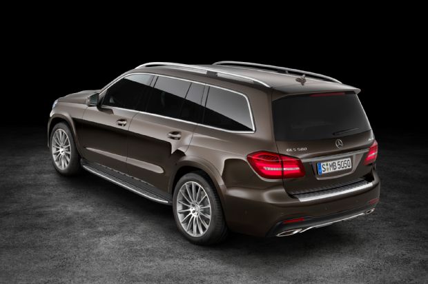 2017 Mercedes Benz GLS500 4Matic Rear Three Quarter