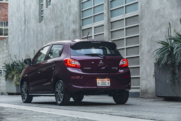 2017 Mitsubishi Mirage GT Rear Three Quarter
