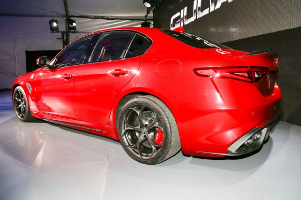 Alfa Romeo Giulia Rear Three Quarter