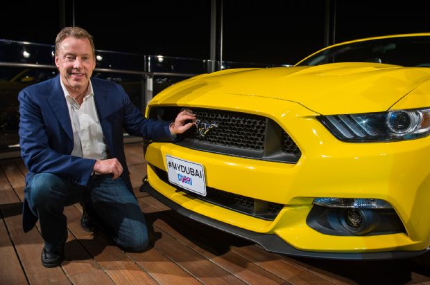 Bill Ford With Ford Mustang 2