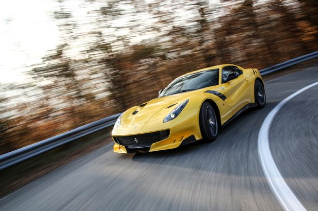 Ferrari F12tdf Front Three Quarter In Motion 05