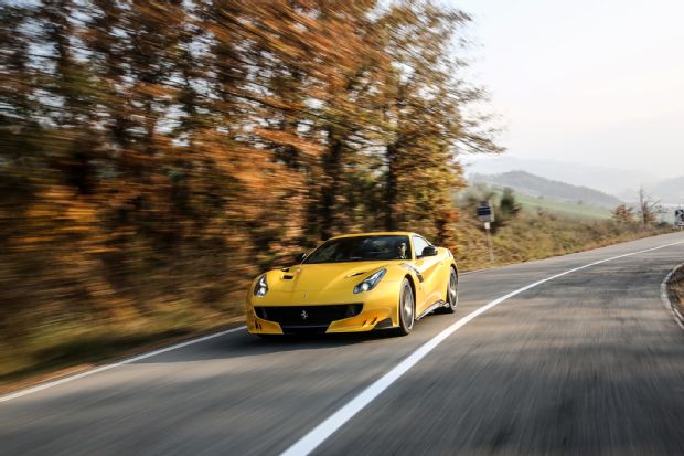 Ferrari F12tdf Front Three Quarter In Motion 08