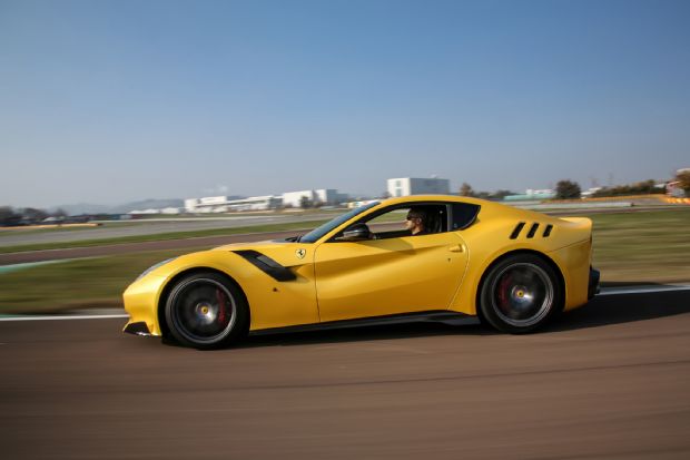 Ferrari F12tdf Side In Motion 10