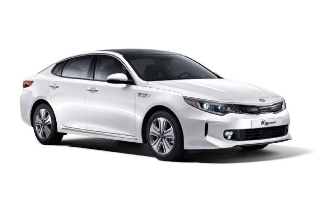Kia Optima Hybrid Front Side View Korean Spec