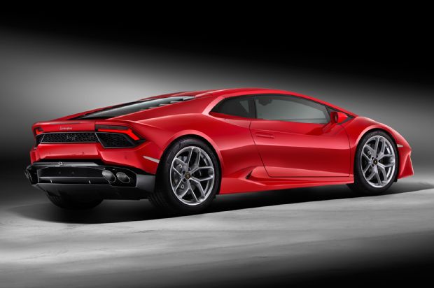 Lamborghini Huracan LP 580 2 Rear Three Quarter