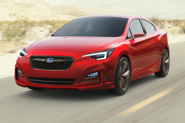 Subaru Impreza Sedan Concept Front Side View