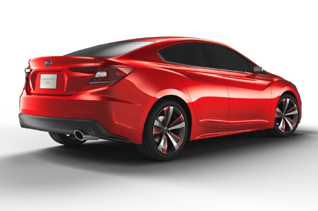 Subaru Impreza Sedan Concept Rear Side View