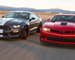 2016 Ford Mustang Shelby GT350R vs. 2015 Chevrolet Camaro Z/28 – Head 2 Head Ep. 71