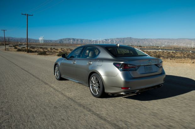 2016 Lexus GS 200t Rear Three Quarter In Motion