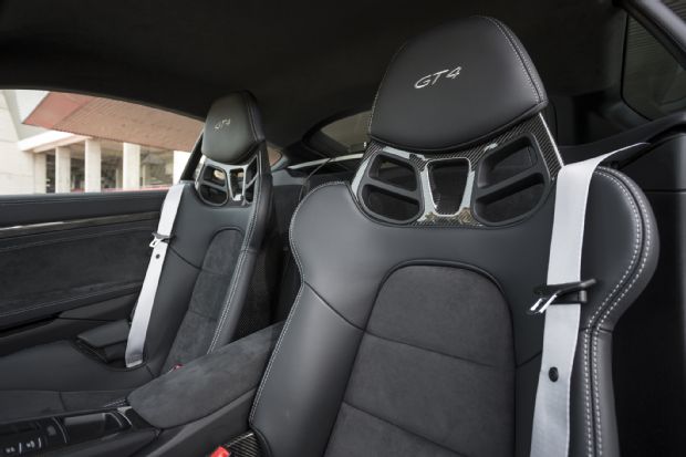 2016 Porsche Cayman GT4 Front Interior Seats