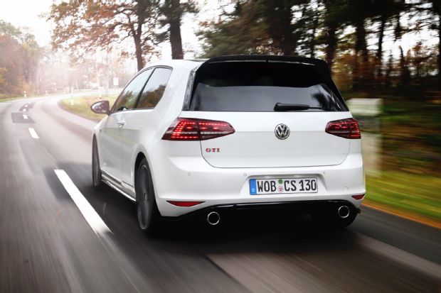 2016 Volkswagen Golf GTI Clubsport Rear Three Quarter In Motion 05