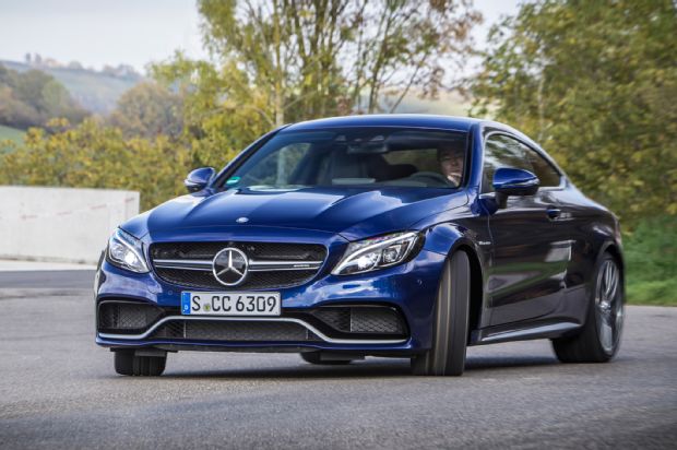 2017 Mercedes AMG C63 S Coupe Front Three Quarter In Motion 12