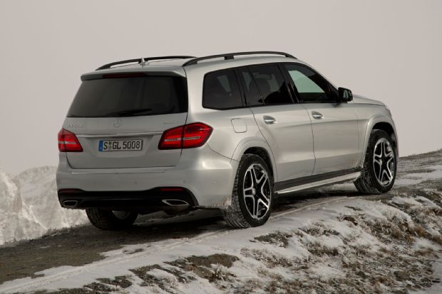 2017 Mercedes Benz GLS550 4Matic Rear Side View