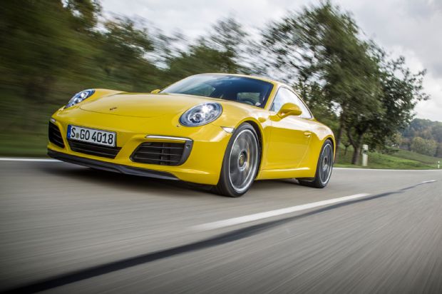 2017 Porsche 911 Carrera S Front Three Quarter In Motion 09