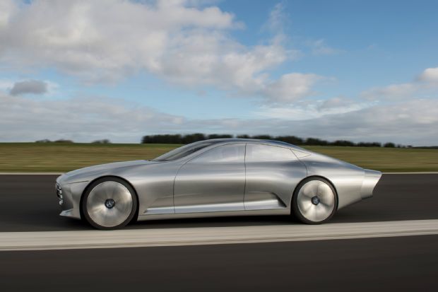 Mercedes Benz Concept IAA Side Profile In Motion 01