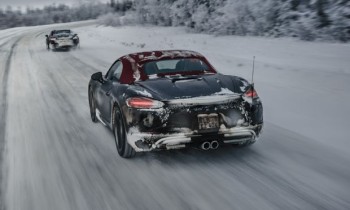 Winter Wonderland: Riding in the Porsche 718 Boxster Prototype in Canada