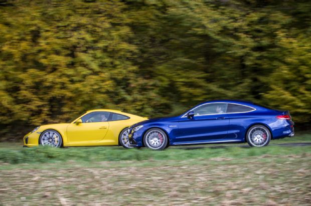 Porsche 911 Vs Mercedes AMG 20