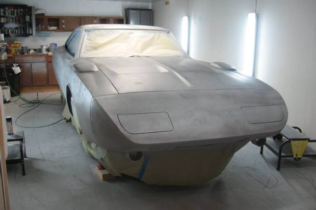 001 Daytona In Primer Paint Booth 2