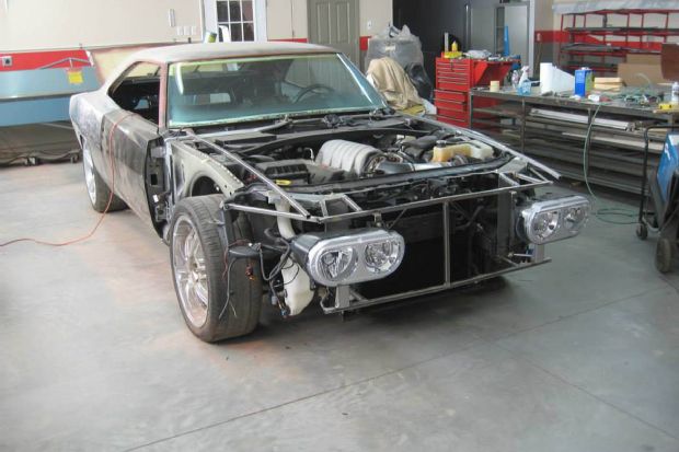 086 Dodge Daytona Clone Front Mock Up