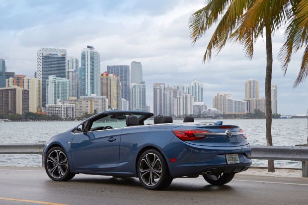 2016 Buick Cascada Convertible Rear Three Quarter 02