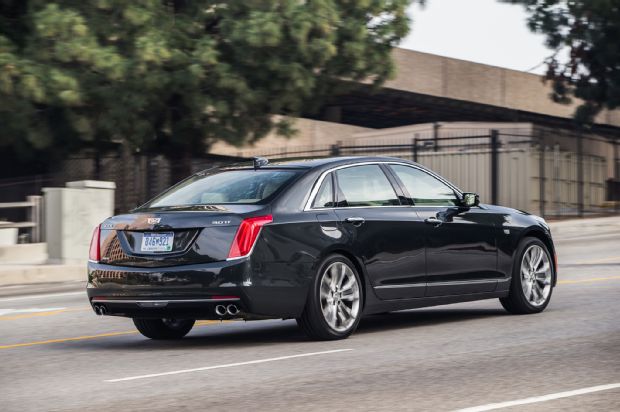 2016 Cadillac CT6 Rear Three Quarter In Motion 01