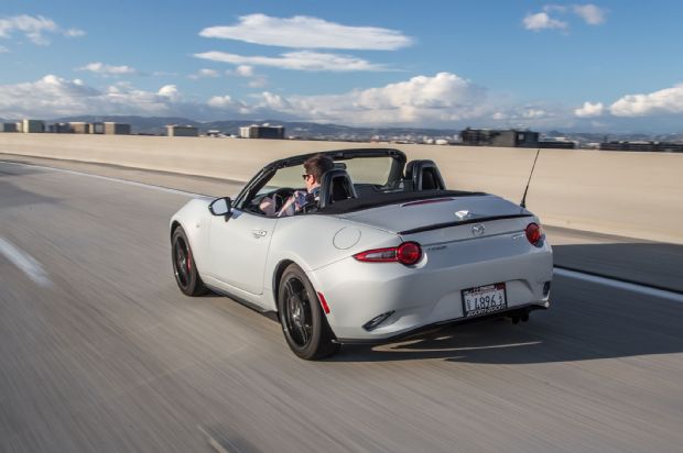 2016 Mazda MX 5 Miata Club Rear Three Quarter Motion