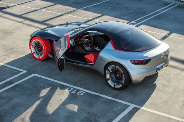 2016 Opel GT Concept Rear Three Quarter Top View