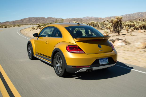 2016 Volkswagen Beetle Dune Rear Three Quarter In Motion