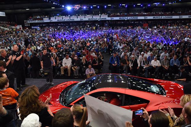 2017 Acura NSX At Barret Jackson Auction Scottsdale
