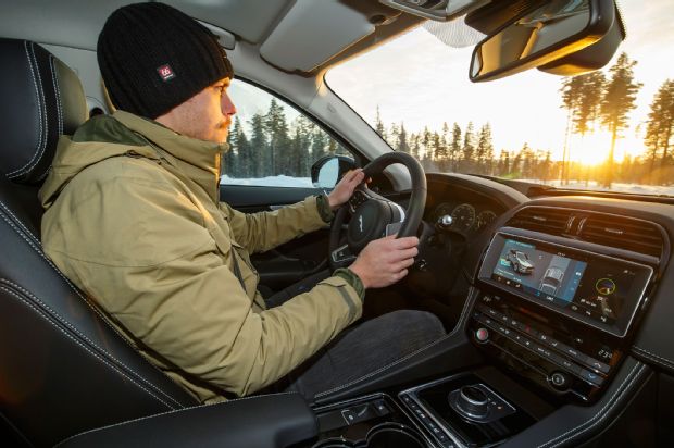 2017 Jaguar F Pace Prototype Chris Nelson Driving 01