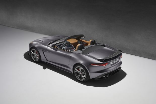 2017 Jaguar F Type Svr Convertible Rear Three Quarter